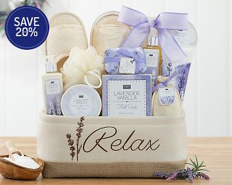 A Day Off Spa Gift Basket Gift Basket 20% Save Original Price is $74.95
